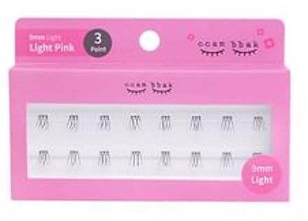 Original Eyelash 3 Points - 9 Types 9mm Light