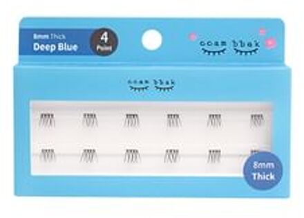 Original Eyelash 4 Points - 9 Types 8mm Thick