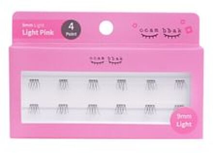 Original Eyelash 4 Points - 9 Types 9mm Light