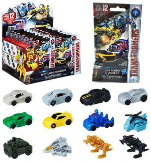 Original Hasbro Transformers Autobot Car Deformation Robot Tiny Turbo Changers Action Figure The Last Knight Blind Bags Toy