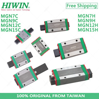 Original Hiwin MGN9C MGN12C MGN15C MGN9H MGN12H MGN15H Hiwin miniature Linear guide block carriage