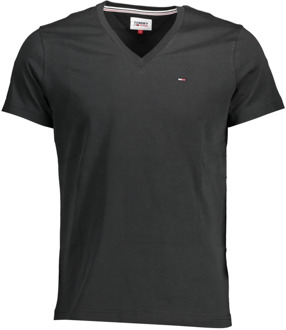 Original Jersey V-Neck Shirt Heren zwart