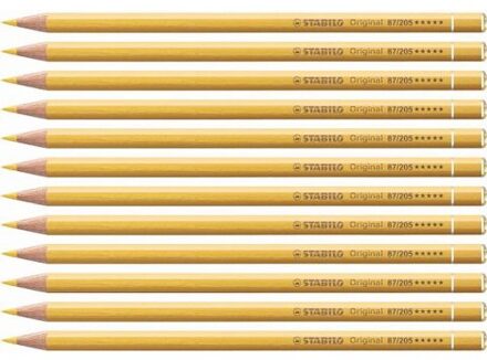 Original - Kleurpotlood - Voor Haarfijne Lijnen - Met Elastische Kern - neutraal geel - per stuk