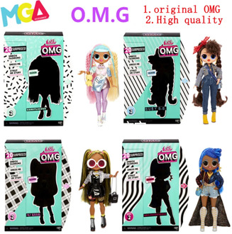 Original L.O.L. SURPRISE DOLL OMG Winter Disco Dollie Fashion Doll & Sister LOL Doll OMG Series Collect Crystal Star Figure Toy