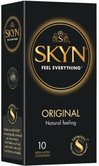 Original Latexvrije Condooms 10 stuks Transparant - 53 (omtrek 11-11,5 cm)