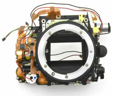 Original Mirror Box Front Body Bayonet Mount Frame Aperture Motor Diphragm Drive Unit For Nikon D600 D610 Camera NO Shutter