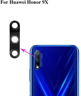 Original New For Huawei Honor 9X 9 X Back Rear Camera Glass Lens test good 6.59'' inch Honor9X