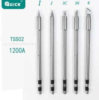 Original QUICK TS1200A Lead Free Solder Iron Tip Handle welding pen tools TSS02 Electric soldering iron head