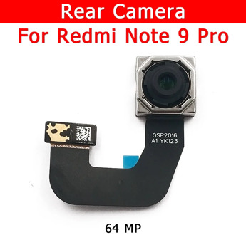 Original Rear Camera For Xiaomi Redmi Note 9 Pro Note9 9Pro Back Main Big Camera Module Flex Cable Replacement Spare Parts