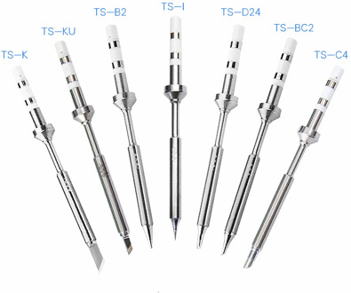 Original Replacement Solder Tip For TS100 Smart Digital LCD Electric Soldering Iron TS-B2 TS-BC2 TS-C4 TS-KU TS-I 7 types Tips