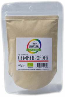 Original Superfoods Biologisch Gemberpoeder - 80 Gram