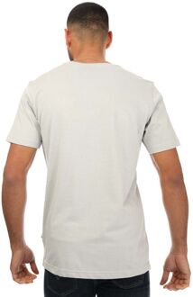 Original T-shirt met logo voor heren, grijs - maat L