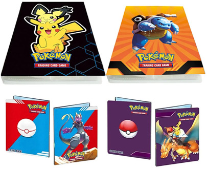 Original Takara Toym Pokemon Cards Case Trading Card Game Book Album 30 Pages Card File Holder Action Figure Toys for Kids Gifts