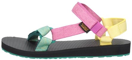 Original Universal Metallic Sandalen Junior roze - geel - groen - 35