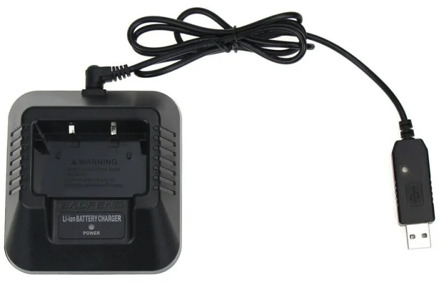 Original USB Adapter UV-5R Charger Pofung Two Way Radio UV5R Walkie Talkie BAOFENG Li-ion Battery Charger Accessories