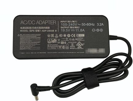 Originalfor Asus 19.5V 11.8A 230W ADP-230GB B 6.0X3.7mm Laptop Ac Adapter Oplader GL702 GL703 FA506 GL702V GL503 FA506 GX701 S7C nee power cord