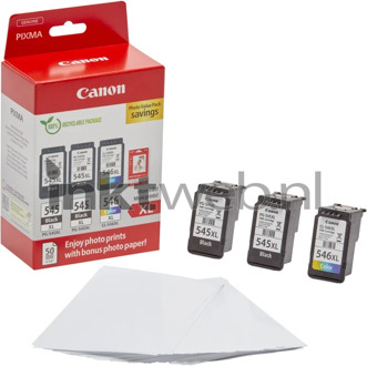 Origineel Canon PG-545XLx2/CL-546XL Photo Value Pack zwart en kleur