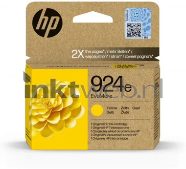 Origineel Hoge Capaciteit HP 924e geel