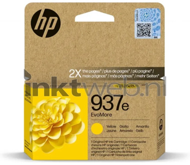 Origineel Hoge Capaciteit HP 937e geel