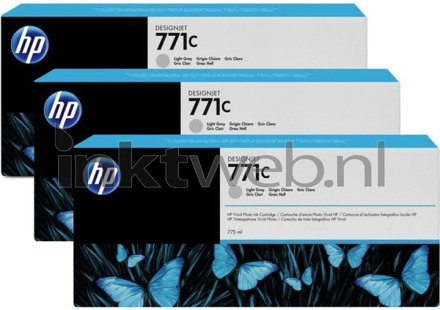 Origineel HP 771c 3-pack licht grijs