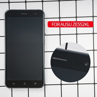 Originele 5.5 "Voor Asus Zenfone 3 ZE552KL Lcd Touch Screen Frame Digitizer Vergadering Voor ZE552kl Z012D Z012DC Z012DA lcd goud met kader