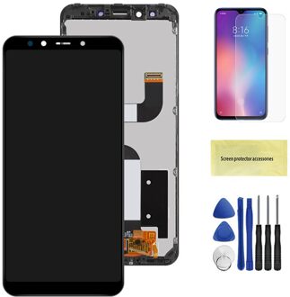 Originele 5.99 ''Display Voor Xiaomi Mi A2 Lcd Touch Screen Digitizer Vergadering Met Frame Voor Xiaomi Mi 6X scherm zwart met kader