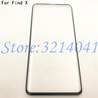Originele 6.42 inch Voor Oppo Vinden X Findx Voor Glas Touch Screen LCD Outer Panel Lens Reparatie