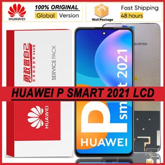 Originele 6.67 "Display Voor Huawei Honor 10X Lite X10 Lite DNN-LX9 Y7A Lcd Touch Screen Digitizer Huawei P Smart Display origineel met kader