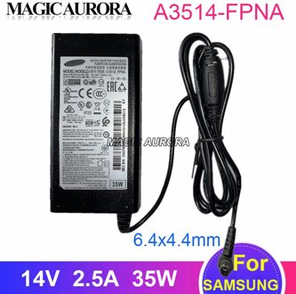 Originele A3514-FPN A3514-FPNA Led Monitor Ac/Dc Adapter 14V 2.5A 35W Voor Samsung S32F35FUC Monitor Voeding zonder Power Cord
