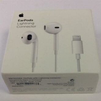 Originele Apple EarPods with Lightning Connector for iPhone 7/ PLUS MMTN2ZM/A A1748 Branco/Prata - small