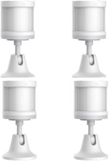 Originele Aqara Menselijk Lichaam Sensor Smart Body Beweging Motion Sensor Draadloze Zigbee Verbinding Werkt Met Gateway Hub Mi Thuis Aqara sensor 4stk