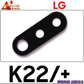 Originele Back Rear Camera Lens Glas Cover Vervanging Cover Voor Lg K62 + K52 K22 + Donkerblauw