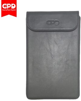 Originele Bescherming Lederen Case Tas Voor GPD Pocket2 Pocket 2 7 Inch Windows 10 Systeem UMPC Mini Laptop (zwart)