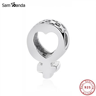 Originele Charms 925 Sterling Zilveren Kralen Fit Armband Vrouwelijke Symbool Charm Hart Bead Vrouwen Diy Sieraden
