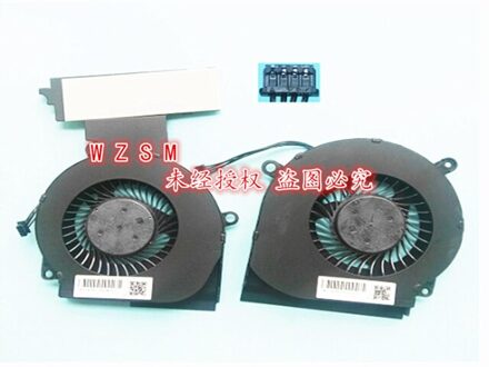 Originele Cpu Gpu Koelventilator Voor Hp Gaming Nb Wasd 4 5 Pro Iv Omen 15-DC TPN-Q211 L30203-001 L30204-001 g3D Fan Koeler CPUFAN ANE GPU FAN