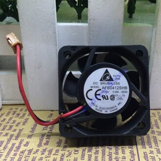 Originele Delta AFB0412SHB 4015 12V 0.35A 4.2 W Hoge Wind Capaciteit Dubbele Kogellager 2-Draad Fan 11000rpm 14.83CFM Air Blower