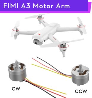 Originele Fimi A3 1350KV Borstelloze Motor Cw/Ccw Arm Motor Quadcopter Repalcement Onderdelen Fimi A3 Rc Drones Accessoire 1 bundel