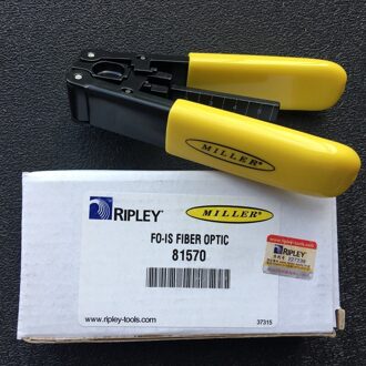 Originele Geïmporteerde Miller Fios Glasvezel Stripper FO-IS Striptang 81570 Lederen Glasvezelkabel Strippers Tool