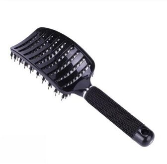 Originele Haar Borstel Haar Kam Detangling Hair Brush Ontwarren Luizen Massage Kam Vrouwen Wirwar Kapsalon zwart