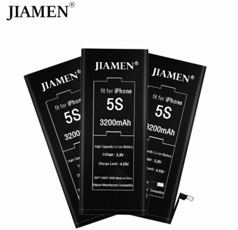 Originele Hoge Capaciteit Replacment Bateria Voor Iphone 5S Batterij Batterijen 0 Cyclus Voor Iphone 5 5s Oplaadbare Batterij 3200Mah