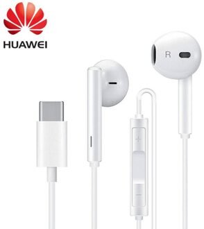 Originele Hoofdtelefoon Huawei Cm33 Usb Type C Microfoon Volumeregeling Mate 10 20 Pro 20 X Rs P 10 20 30 Note 10 4 Headset