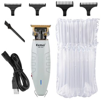 Originele Krachtige Kan Nul Gapped Haar Trimmer Pro Elektrische Baard Trimmer Voor Mannen Oplaadbare Tondeuse Kapper Cordless Bubble zak