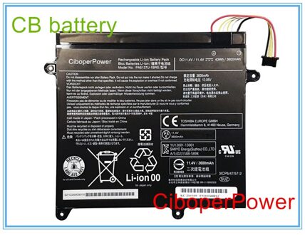Originele laptop batterij voor PA5137U-1BRS Batterij Voor Z10t-A-13V 11.4 V 43Wh