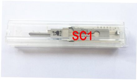 Originele Lishi SC1 5 Pin 2IN1 2-In-1 Lock Decoder Slotenmaker L Ock Pick Gereedschap
