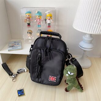 Originele Mode Toevallige Canvas Cool Enkele Schouder Diagonaal Handtas Eenvoudige Tas Breedte 16Cm Hoogte 21Cm Dikte 9Cm