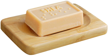 Originele Natuurlijke Organische Bamboe Hout Bad Douche Zeep Opslag Houder Plat Schotel Lade Voor Stomerij Zeep Houder Organizer