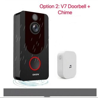 Originele Officiële Eken V7 Video Deurbel 1080 P Hd Nachtzicht Draadloze Wifi Beveiliging Thuis Option 2