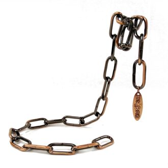 Originele Parel Ketting Geschorst Wijnrek Whisky Wijn Fles Houder Metalen Wijn Stand Creatieve Bar Woondecoratie Accessoires koper kleur