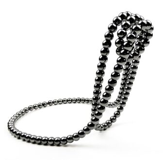 Originele Parel Ketting Geschorst Wijnrek Whisky Wijn Fles Houder Metalen Wijn Stand Creatieve Bar Woondecoratie Accessoires Pearl zwart