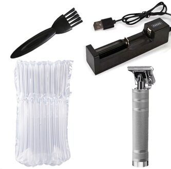 Originele Professionele Metalen Behuizing Afwerking Rand Haar Trimmer Mannen Elektrische Kapsel Baard Clipper Haar Snijder Machine bubble zak